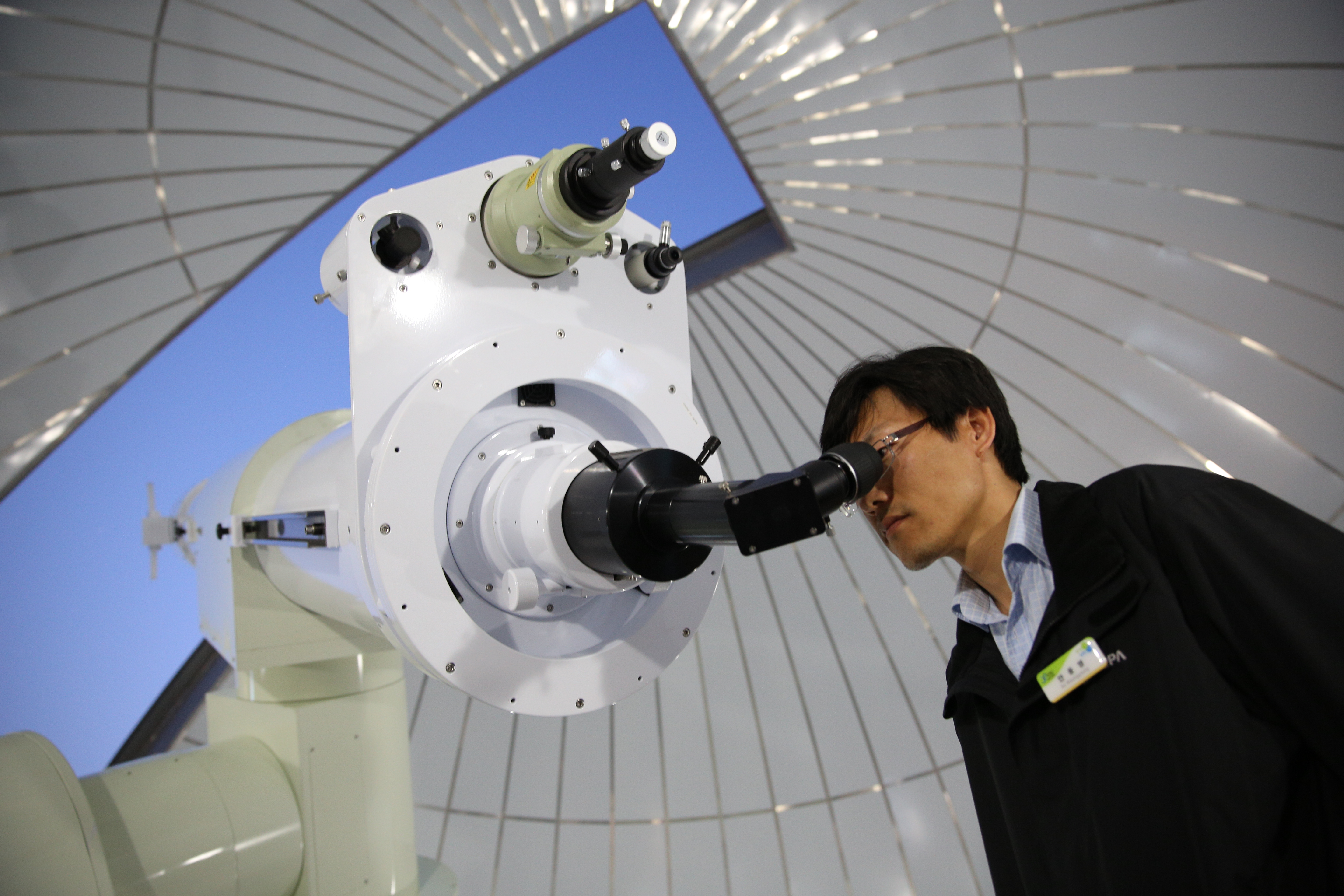 증평군 좌구산천문대, 국내 최대 굴절망원경 설치