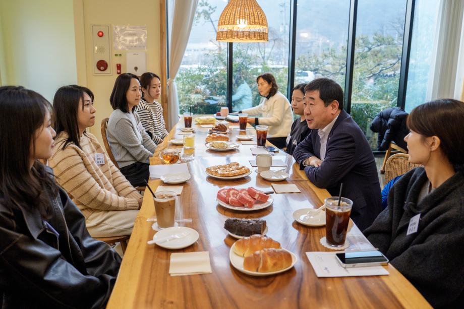 증평군, 신규 공직자와‘브런치 토크’
